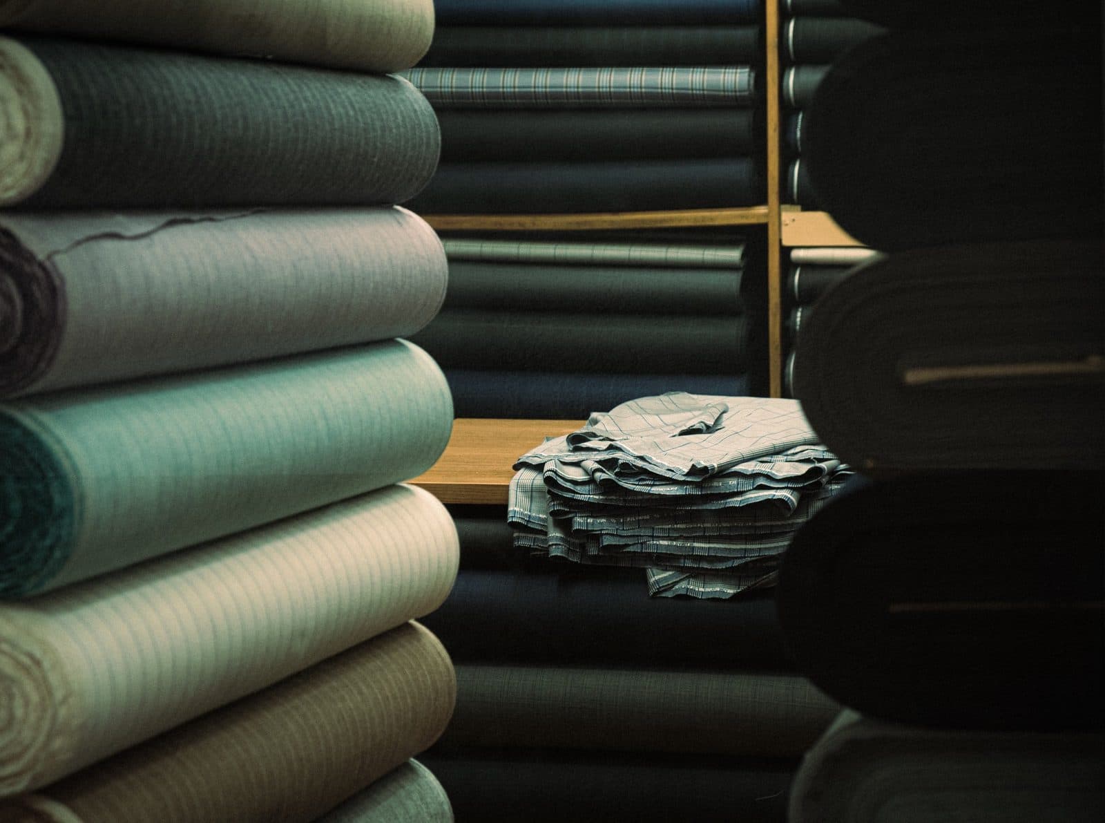 Premium thread spools and textile fabrics